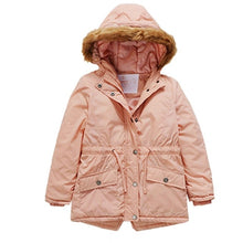 Load image into Gallery viewer, Boys Coats Toddler Girl Winter Clothes Fur Hooded Girls Coats and Jackets Boys Down Parkas Windbreaker Kids Jacket for Girls - Gabriel