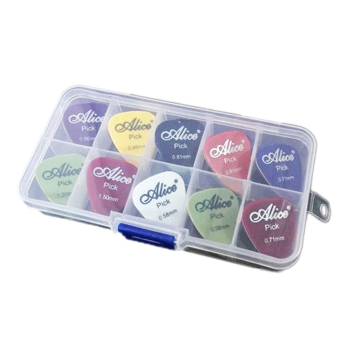 Alice Guitar Pick 1 box case 40 Pieces plectrum mediator mix 0.58-1.5 - Gabriel