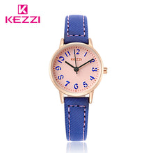 Load image into Gallery viewer, KEZZI Kids Watches Top Brand Waterproof Children Watches Quartz Leather Wristwatches for Girls Boys Kids Girl Watch Hot Sale - Gabriel