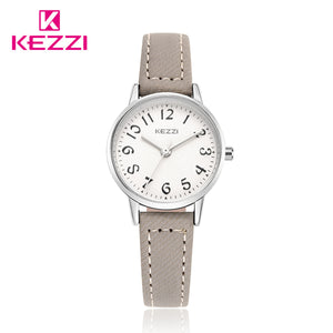 KEZZI Kids Watches Top Brand Waterproof Children Watches Quartz Leather Wristwatches for Girls Boys Kids Girl Watch Hot Sale - Gabriel