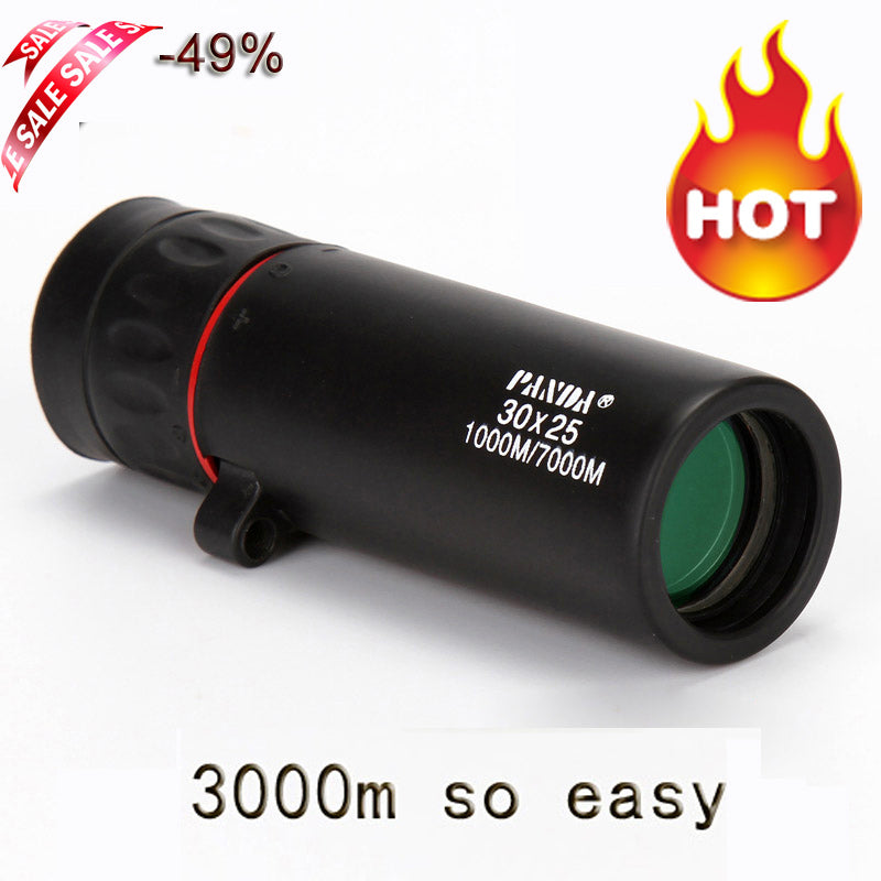 hot selling HD 30x25 Monocular Telescope binoculars Zooming Focus Green Film Binoculo Optical Hunting High Quality Tourism Scope - Gabriel
