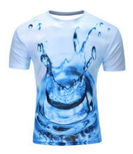 Load image into Gallery viewer, 2017 best-selling brand fashion 3 d animal T-shirt lion/lizard/water droplets 3 d compression printing short sleeve T-shirt - Gabriel