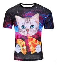 Load image into Gallery viewer, 2017 best-selling brand fashion 3 d animal T-shirt lion/lizard/water droplets 3 d compression printing short sleeve T-shirt - Gabriel