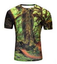 Load image into Gallery viewer, 2017 best-selling brand fashion 3 d animal T-shirt lion/lizard/water droplets 3 d compression printing short sleeve T-shirt - Gabriel