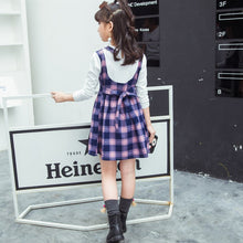 Load image into Gallery viewer, V-TREE Girls Clothing Plaid Teenage Girl Dress Fashion Style Girls School Dress Wear School Girls Uniform Kids Children Dress - Gabriel