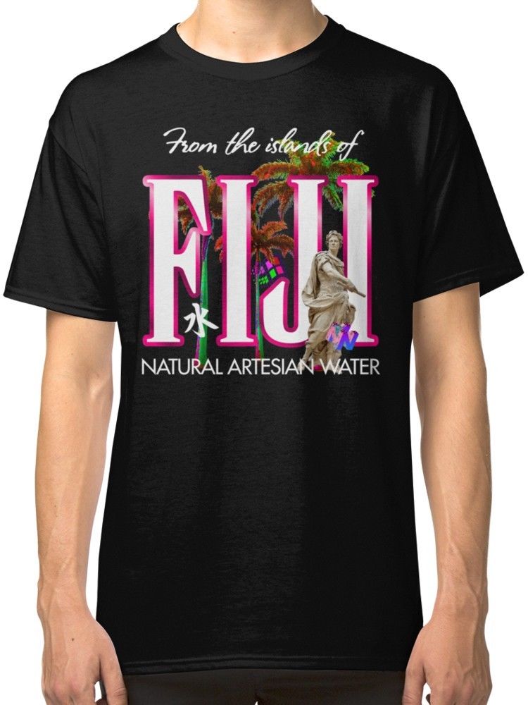 Vaporwave Men'S Black Tees T Shirt Clothing - Gabriel