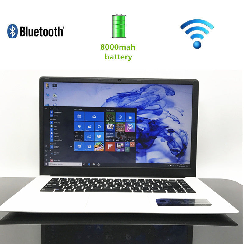 15.6' inch 16:9 HD screen laptop Windows10 In-tel HD Graphics 8000MAh battery 4GB+64GB SSD Notebook ultrabook computer webcam - Gabriel
