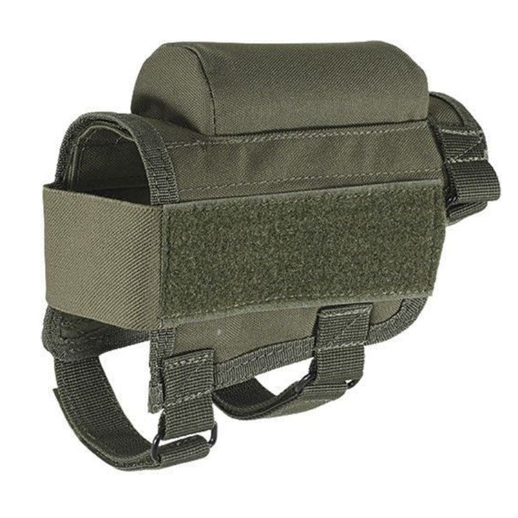 Nylon Tactical Rifle Cheek Rest Riser Pad Ammo Cartridges Holder Carrier Canvas Pouch Round Cartridge bag shell Buttstock Ammo - Gabriel