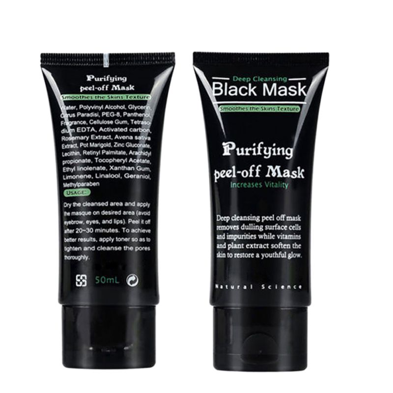 50ml Blackhead Remover Deep Cleansing Purifying Peel Off Acne Black Mud Face Mask H16 - Gabriel