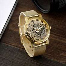 Load image into Gallery viewer, SOXY Luxury Skeleton Watches Men Watch Fashion Gold Watch Men Clock Men&#39;s Watch relogio masculino reloj hombre erkek kol saati - Gabriel