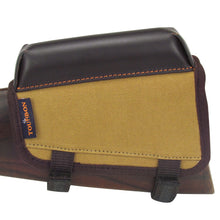 Load image into Gallery viewer, Tourbon Shooting Rifle Canvas &amp; Leather Cheek Rest Riser Pad w/ Ammo Cartridges Holder Carrier Hunting Gun Accessories - Gabriel