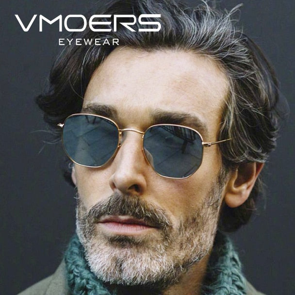 VMOERS Luxury Brand Sunglasses Men Vintage Small Shades Male 2018 Oculos de sol masculino Oval Retro Sun Glasses For Men Lunette - Gabriel