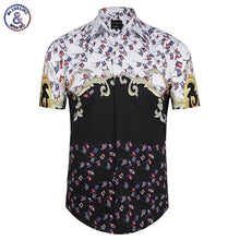 Load image into Gallery viewer, Mr.1991INC Palace Golden Flowers Shirts Men 3d Shirts Short Sleeve Summer Brand Shirts Fashion Tops - Gabriel