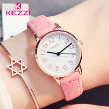 Load image into Gallery viewer, KEZZI Kids Watches Top Brand Waterproof Children Watches Quartz Leather Wristwatches for Girls Boys Kids Girl Watch Hot Sale - Gabriel