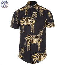 Load image into Gallery viewer, Mr.1991INC Palace Golden Flowers Shirts Men 3d Shirts Short Sleeve Summer Brand Shirts Fashion Tops - Gabriel
