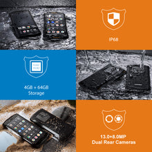 Load image into Gallery viewer, Real IP68 DOOGEE S55 waterproof Smartphone 4GB RAM 64GB ROM 5500mAh MTK6750T Octa Core 5.5inch Android 8.0 Dual SIM 13.0MP - Gabriel