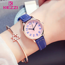 Load image into Gallery viewer, KEZZI Kids Watches Top Brand Waterproof Children Watches Quartz Leather Wristwatches for Girls Boys Kids Girl Watch Hot Sale - Gabriel