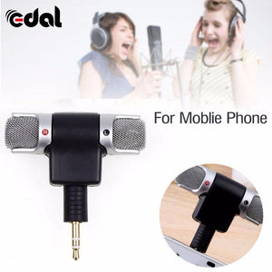 1pc Mini 3.5mm Microphone Stereo Mic For Recording Mobile Phone Studio For Laptop Microphone - Gabriel