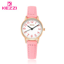 Load image into Gallery viewer, KEZZI Kids Watches Top Brand Waterproof Children Watches Quartz Leather Wristwatches for Girls Boys Kids Girl Watch Hot Sale - Gabriel