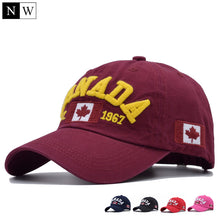 Load image into Gallery viewer, [NORTHWOOD] 2018 Cotton Gorras Canada Baseball Cap Flag Of Canada Hat Snapback Adjustable Mens Baseball Caps Brand Snapback Hat - Gabriel