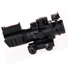 Load image into Gallery viewer, Gun Riflescope 4x Prism Mechanical Optical Fiber Integrated Sniper Rifle Scope Laser Telescopic Sight Hunting Optics - Gabriel