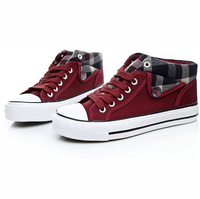 HEE GRAND Size 35-40 Fashion Platform Spring Autumn Canvas Shoes Wedge Women Casual Shoes Woman XWC374 - Gabriel