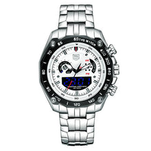 Load image into Gallery viewer, TVG Top Luxury Brand Men Full Steel Watches Men&#39;s Quartz Analog Digital LED Clock Man Fashion Sports Army Military Wrist Watch - Gabriel