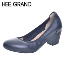 Load image into Gallery viewer, HEE GRAND Super Soft Flexible Pumps Shoes Women Clasiscal OL Pumps Spring Med Heels Offical Shoes Size 32-43  XWD2516 - Gabriel