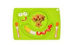 Load image into Gallery viewer, 1pcs Sozzy Cute Silicone one-piece Eat Mat Plate Frame Side Dish Box Plates Dinnerware Food Bowl Baby Feeding Tableware - Gabriel