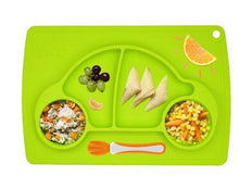 Load image into Gallery viewer, 1pcs Sozzy Cute Silicone one-piece Eat Mat Plate Frame Side Dish Box Plates Dinnerware Food Bowl Baby Feeding Tableware - Gabriel