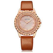 Load image into Gallery viewer, Luxury Quartz Watch Women Diamond Analog leather WristWatch fashion Casual ladies Gfit Bling Bling watch clock female Feminino - Gabriel