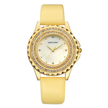 Load image into Gallery viewer, Luxury Quartz Watch Women Diamond Analog leather WristWatch fashion Casual ladies Gfit Bling Bling watch clock female Feminino - Gabriel