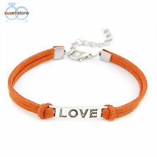Load image into Gallery viewer, SUSENSTONE 1PC Braided Adjustable Leather Popular Bracelet Women Men Love Handmade Alloy Rope Charm Jewelry Weave Bracelet Gift - Gabriel