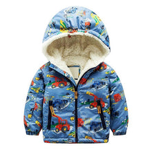 Load image into Gallery viewer, Baby Boys Jackets 2017 Brand Kids Winter Down Jackets for Boys Clothes Hooded Wollen Pattern Children Outerwear Girls Parka Coat - Gabriel