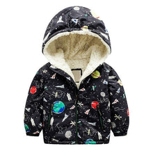 Load image into Gallery viewer, Baby Boys Jackets 2017 Brand Kids Winter Down Jackets for Boys Clothes Hooded Wollen Pattern Children Outerwear Girls Parka Coat - Gabriel