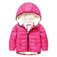 Load image into Gallery viewer, Baby Boys Jackets 2017 Brand Kids Winter Down Jackets for Boys Clothes Hooded Wollen Pattern Children Outerwear Girls Parka Coat - Gabriel