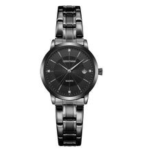 Load image into Gallery viewer, GEEKTHINK Top Luxury Brand Black Stainless Steel Quartz Watch Women Dress Ladies Wristwatch Lover&#39;s Gift Female clock - Gabriel