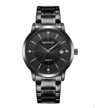 Load image into Gallery viewer, GEEKTHINK Top Luxury Brand Black Stainless Steel Quartz Watch Women Dress Ladies Wristwatch Lover&#39;s Gift Female clock - Gabriel
