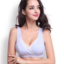 Load image into Gallery viewer, 2018 New Breast Feeding Maternity Nursing Bra sleep bra for nursing pregnant women Breastfeeding cotton Wire free Bras underwear - Gabriel