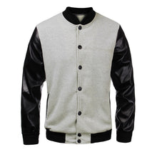 Load image into Gallery viewer, Casual Man Jackets Men Leather Jacket Male Coat Jacket Long Sleeve Jackets Fashion Outwear Casual Leather Warm Coat Plus 4XL - Gabriel