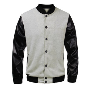 Casual Man Jackets Men Leather Jacket Male Coat Jacket Long Sleeve Jackets Fashion Outwear Casual Leather Warm Coat Plus 4XL - Gabriel