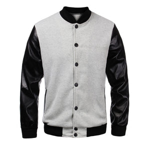 Casual Man Jackets Men Leather Jacket Male Coat Jacket Long Sleeve Jackets Fashion Outwear Casual Leather Warm Coat Plus 4XL - Gabriel