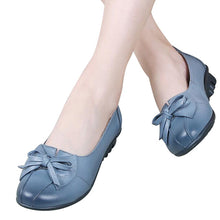 Load image into Gallery viewer, HEE GRAND PU Leather Low Heel Shoes 2017 Bowtie Casual Shoes Woman Spring Slip On Comfort Platform Shoes Woman XWD5326 - Gabriel