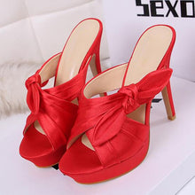 Load image into Gallery viewer, HEE GRAND Butterfly-knot Women Thin Heels Women Comfortable Wearing 2018 NEW Trend for the Fashion Shoes Women Heels WXG517 - Gabriel