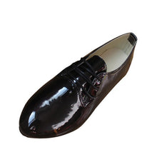 Load image into Gallery viewer, HEE GRAND Oxfords Shoes Woman Casual Loafers Lace-Up Flats Fashion Brogue Shoes Patent PU Leather Women Shoes Size 35-42 XWD4049 - Gabriel
