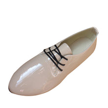 Load image into Gallery viewer, HEE GRAND Oxfords Shoes Woman Casual Loafers Lace-Up Flats Fashion Brogue Shoes Patent PU Leather Women Shoes Size 35-42 XWD4049 - Gabriel