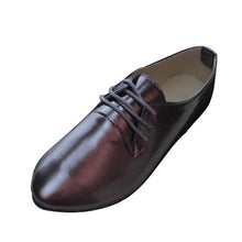 Load image into Gallery viewer, HEE GRAND Oxfords Shoes Woman Casual Loafers Lace-Up Flats Fashion Brogue Shoes Patent PU Leather Women Shoes Size 35-42 XWD4049 - Gabriel