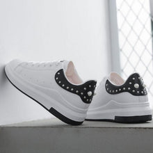 Load image into Gallery viewer, HEE GRAND 2018 Rivet Decoration Women Casual Shoes PU Leather Vamp Flats Comfortable Women Shoes Vulcanized shoes XWD6550 - Gabriel