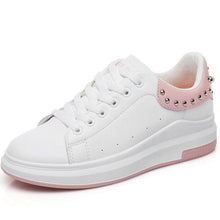 Load image into Gallery viewer, HEE GRAND 2018 Rivet Decoration Women Casual Shoes PU Leather Vamp Flats Comfortable Women Shoes Vulcanized shoes XWD6550 - Gabriel