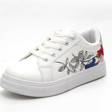 Load image into Gallery viewer, HEE GRAND Flower Decoration Women Casual Shoes Lace-up Women Flats Comfortable Women Shoes Vulcanized shoes XWD6521 - Gabriel